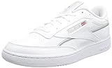 Reebok Herren Club C 85 VEGAN Sneaker, FTWR White/Pure Grey 2/Pure Grey 4, 43 EU