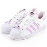 adidas Damen Superstar HER VEGAN W Sneaker, FTWR White/Bliss Lilac/Almost pink, 42 EU